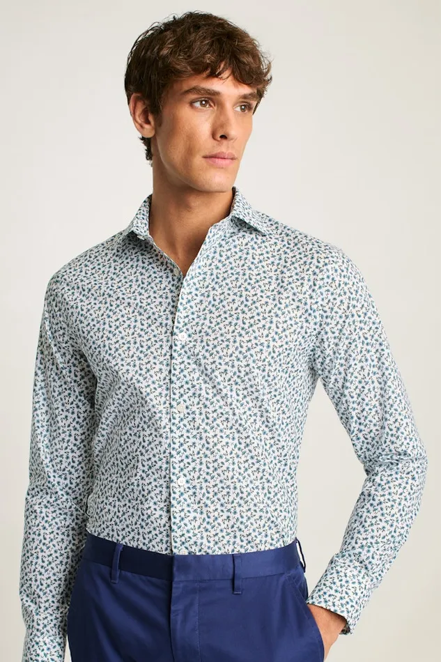 Men Bonobos Business Casual Shirts Sophisticated and Comfy Bonobos Jetsetter Stretch Dress Shirt Blue Martin Floral Men Bonobos Business Casual Shirts Sophisticated and Comfy Bonobos Jetsetter Stretch Dress Shirt Blue Martin Floral