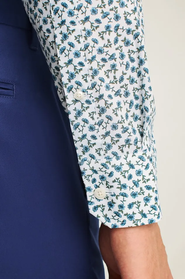 Men Bonobos Business Casual Shirts Sophisticated and Comfy Bonobos Jetsetter Stretch Dress Shirt Blue Martin Floral Men Bonobos Business Casual Shirts Sophisticated and Comfy Bonobos Jetsetter Stretch Dress Shirt Blue Martin Floral