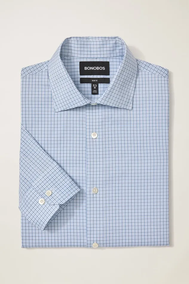 Men Bonobos Business Casual Shirts Sophisticated and Comfy Bonobos Jetsetter Stretch Dress Shirt Multi Blue Tattersal Men Bonobos Business Casual Shirts Sophisticated and Comfy Bonobos Jetsetter Stretch Dress Shirt Multi Blue Tattersal