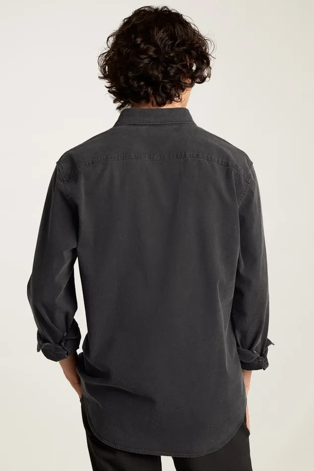 Men Bonobos Casual Shirts Everyday Denim Shirt Black Rinse Wash Men Bonobos Casual Shirts Everyday Denim Shirt Black Rinse Wash
