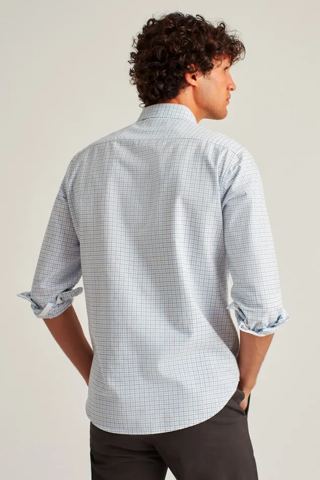 Men Bonobos Casual Shirts Everyday Oxford Shirt Classic Oxford Button Down Blue Nickel Check Men Bonobos Casual Shirts Everyday Oxford Shirt Classic Oxford Button Down Blue Nickel Check