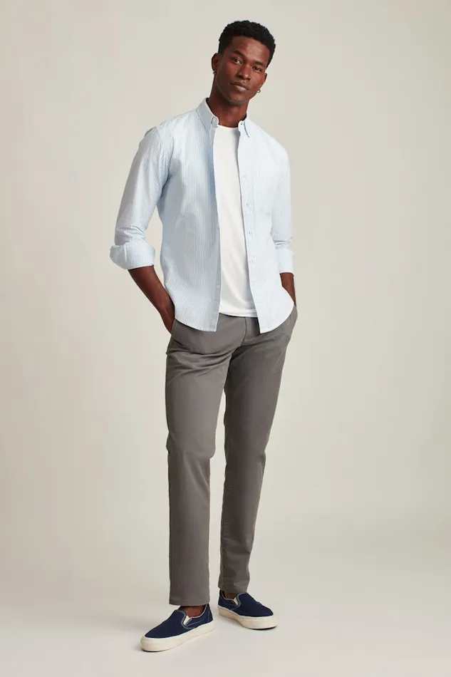 Men Bonobos Chinos Stretch Washed Chino Pants Tailored and Slim Fit Chinos Graphites