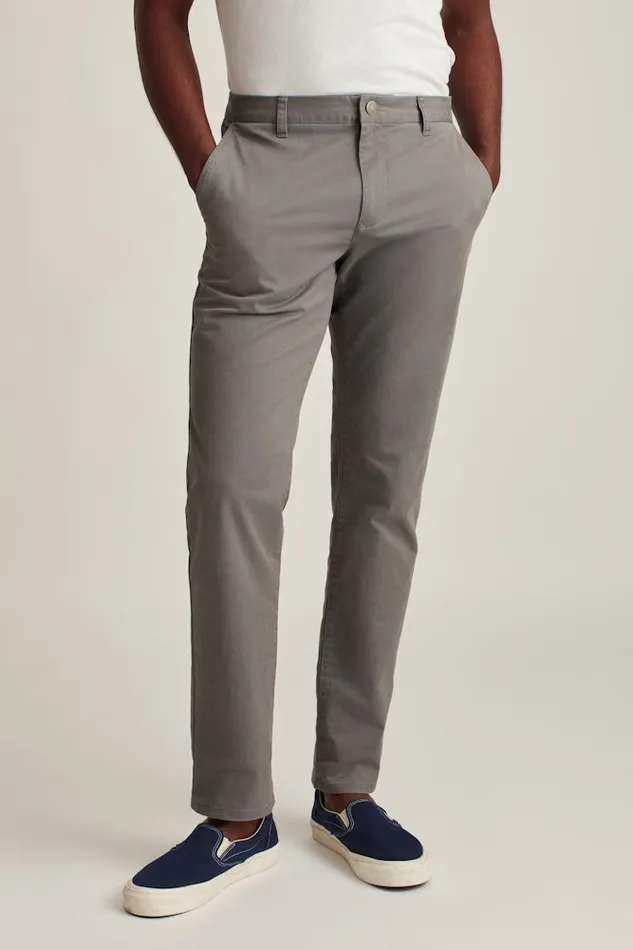 Men Bonobos Chinos Stretch Washed Chino Pants Tailored and Slim Fit Chinos Graphites