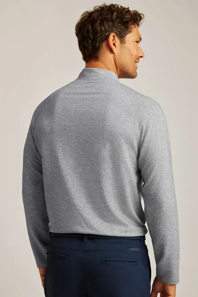 Men Bonobos Crew and VNeck Sweaters Playthrough Performance Pullover Grey Men Bonobos Crew and VNeck Sweaters Playthrough Performance Pullover Grey