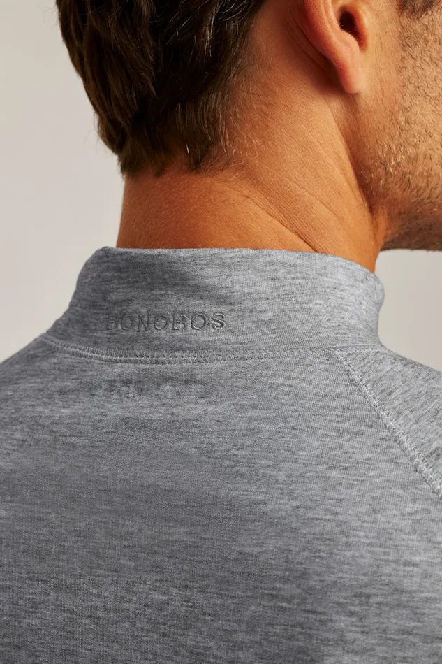 Men Bonobos Crew and VNeck Sweaters Playthrough Performance Pullover Grey Men Bonobos Crew and VNeck Sweaters Playthrough Performance Pullover Grey