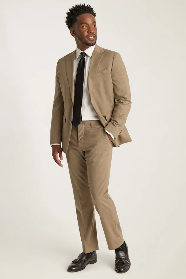 Men Bonobos Dress Pants Jetsetter Wool Dress Pant Tan