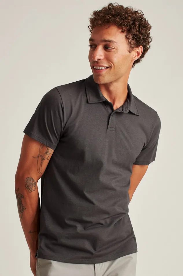 Men Bonobos Golf Polos and Tops Jetsetter Performance Polo Grey Men Bonobos Golf Polos and Tops Jetsetter Performance Polo Grey
