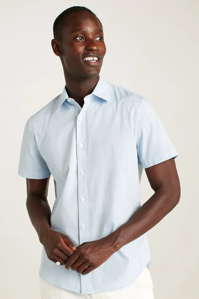 Men Bonobos Short Sleeve Shirts Button Up Your Style With Bonobos039 Riviera Short Sleeve Shirt Blue Oxnard Stripe