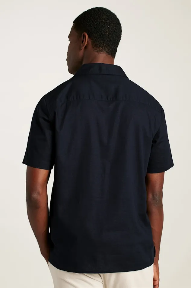 Men Bonobos Short Sleeve Shirts Limited Edition Riviera Cabana Shirt Black Palm Embroidery Men Bonobos Short Sleeve Shirts Limited Edition Riviera Cabana Shirt Black Palm Embroidery
