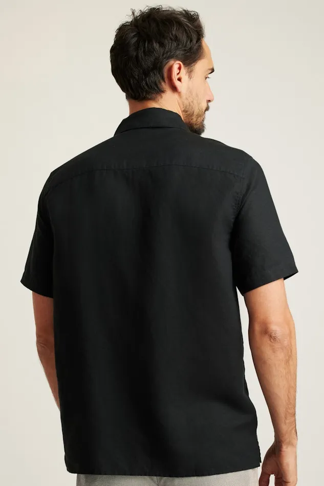 Men Bonobos Short Sleeve Shirts Riviera Cabana Shirt Black Men Bonobos Short Sleeve Shirts Riviera Cabana Shirt Black