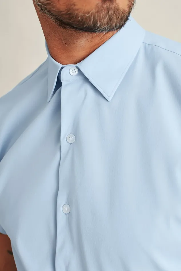 Men Bonobos Short Sleeve Shirts Tech Short Sleeve Shirt Blue Men Bonobos Short Sleeve Shirts Tech Short Sleeve Shirt Blue