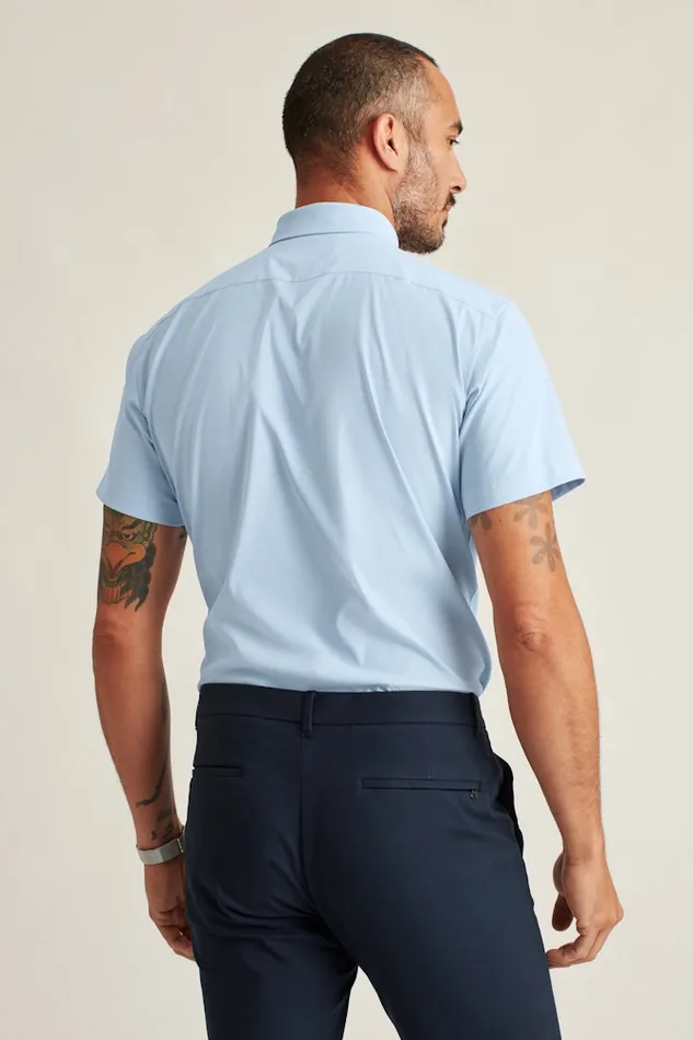 Men Bonobos Short Sleeve Shirts Tech Short Sleeve Shirt Blue Men Bonobos Short Sleeve Shirts Tech Short Sleeve Shirt Blue