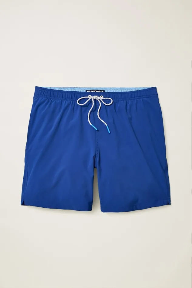 Men Bonobos Swim Trunks Riviera Recycled Swim Trunks Deep Blue