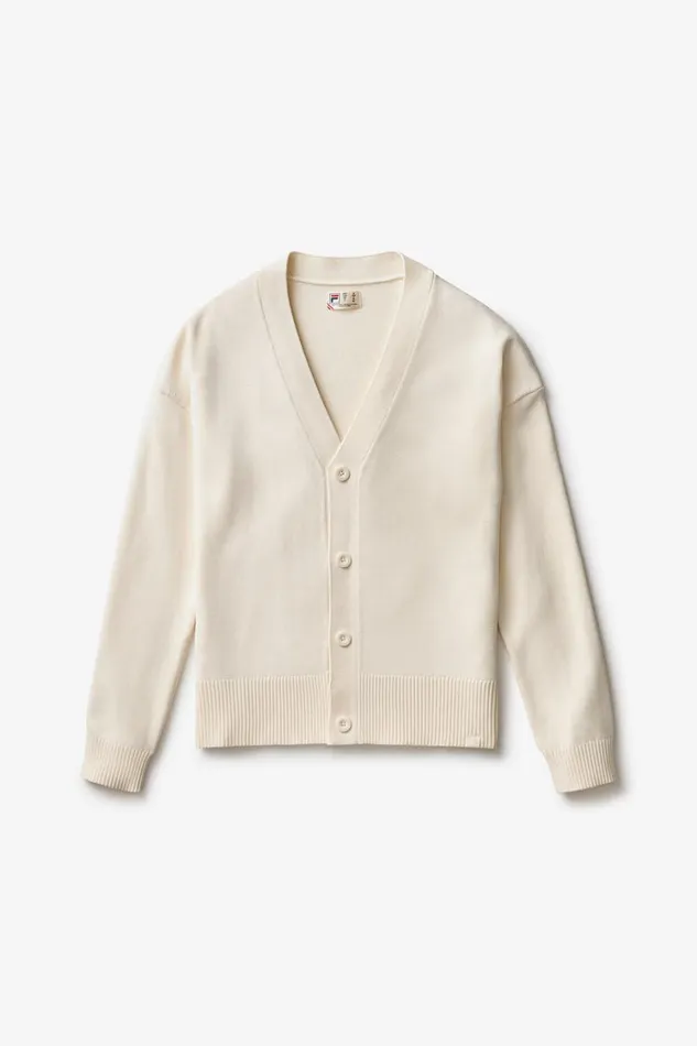 Men Coats and Jackets Fila Baseline Cardigan 920 Gardenia