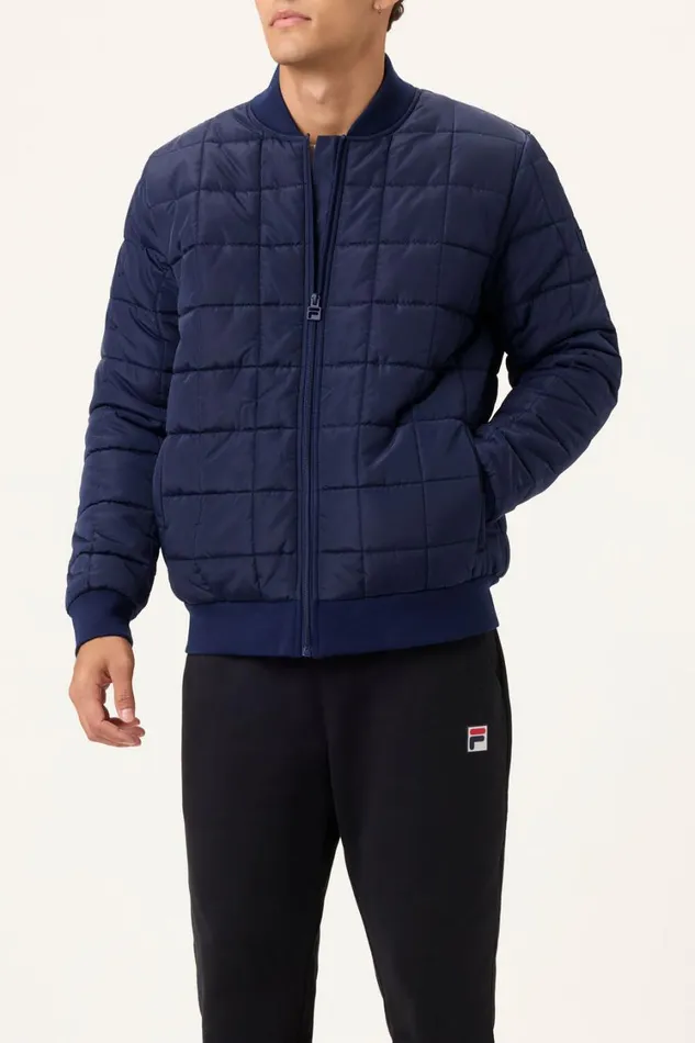 Men Coats and Jackets Fila Fundamental Lightweight Quilted Jacket 400 Fila Navy Men Coats and Jackets Fila Fundamental Lightweight Quilted Jacket 400 Fila Navy