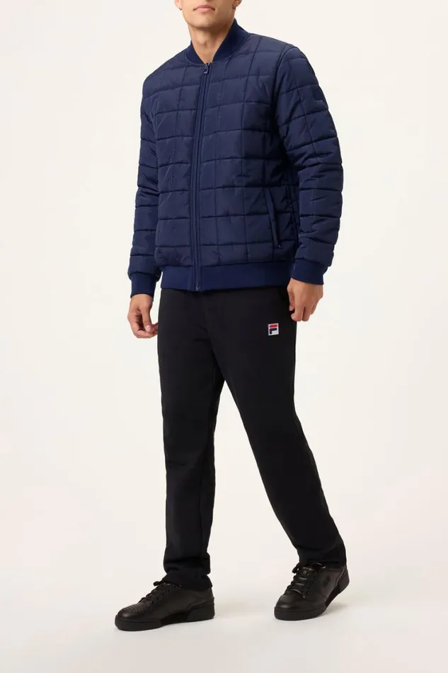 Men Coats and Jackets Fila Fundamental Lightweight Quilted Jacket 400 Fila Navy Men Coats and Jackets Fila Fundamental Lightweight Quilted Jacket 400 Fila Navy