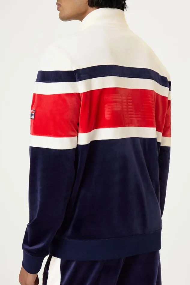 Men Coats and Jackets Fila Smart Retro Velour Blocked Track Jacket 488 Fila Navygardeniafila Red Men Coats and Jackets Fila Smart Retro Velour Blocked Track Jacket 488 Fila Navygardeniafila Red