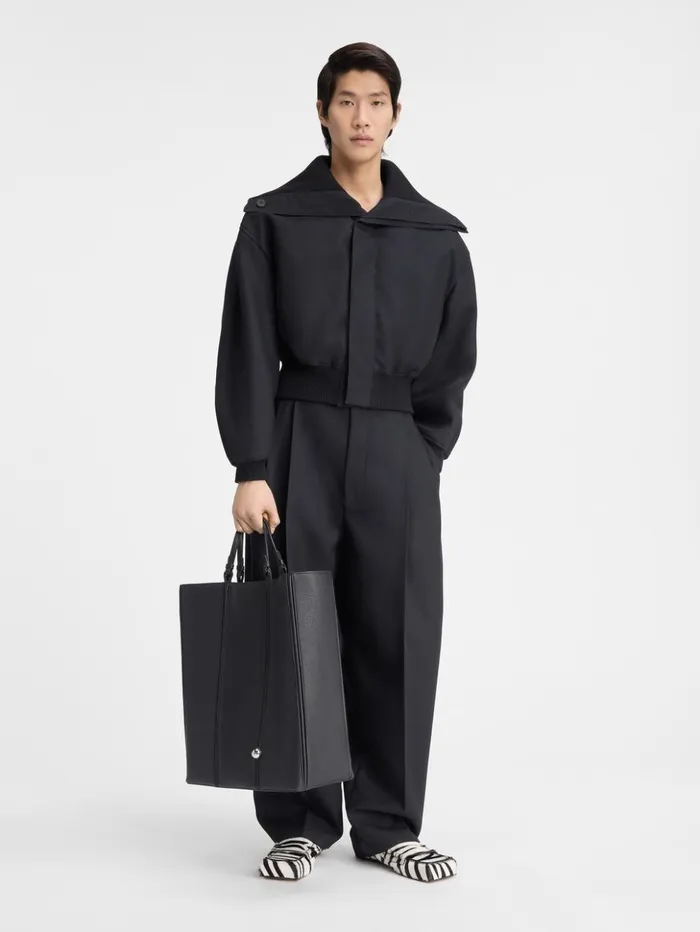 Men Coats and Jackets JACQUEMUS The Bordo Bomber Jacket Black