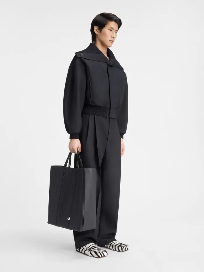 Men Coats and Jackets JACQUEMUS The Bordo Bomber Jacket Black