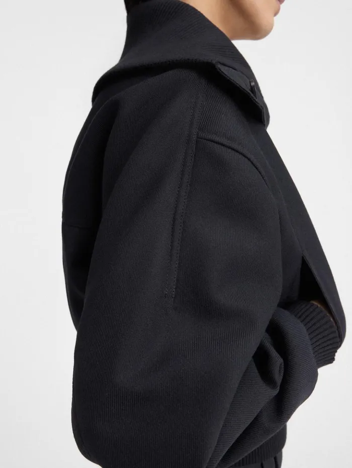 Men Coats and Jackets JACQUEMUS The Bordo Bomber Jacket Black