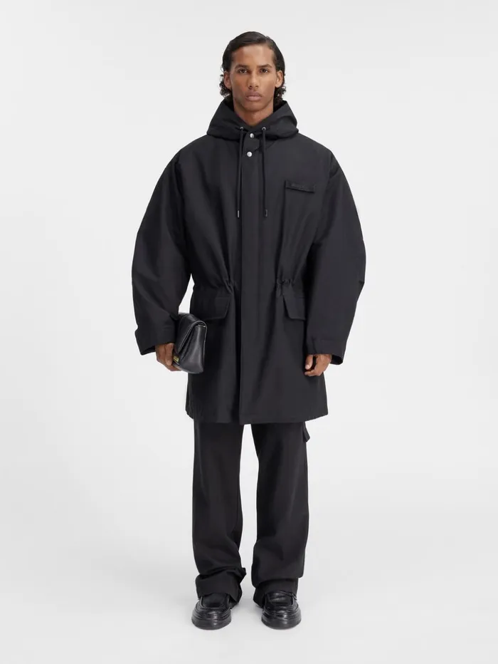 Men Coats and Jackets JACQUEMUS The Marrone Parka Black