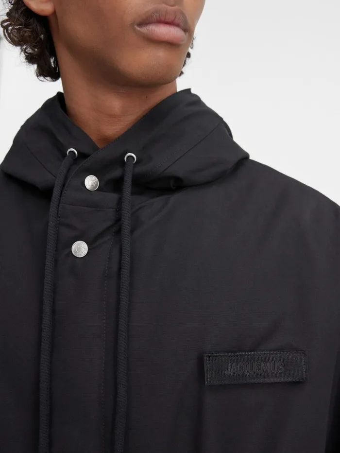 Men Coats and Jackets JACQUEMUS The Marrone Parka Black