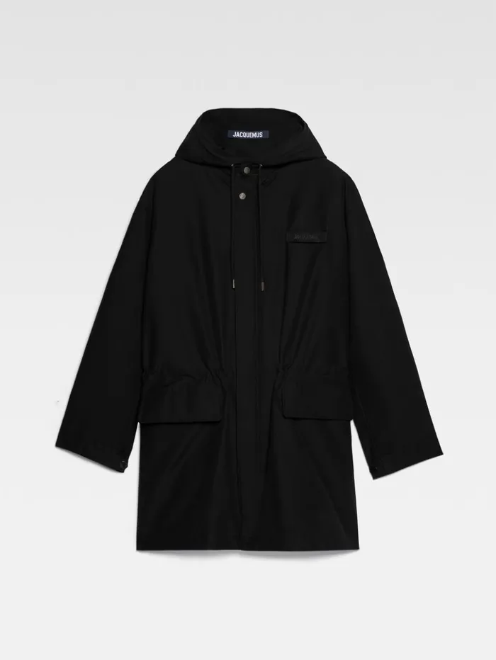 Men Coats and Jackets JACQUEMUS The Marrone Parka Black