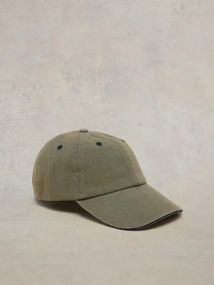 Men Cotton Casual Baseball Cap Khaki Green White Stuff Hats