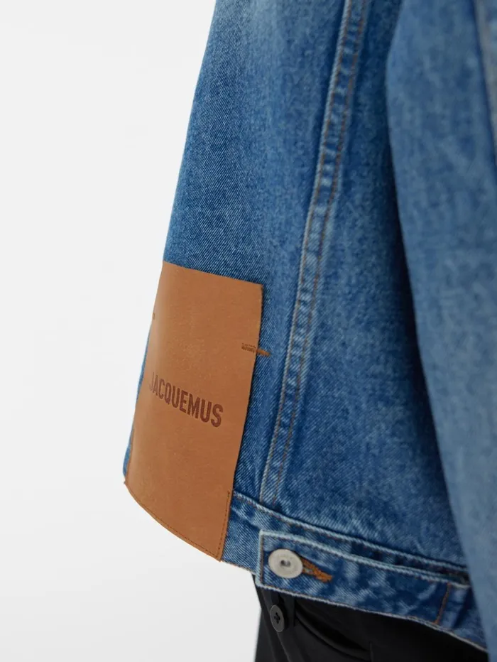 Men Denim JACQUEMUS The Denim DeNmes Jacket Bluetabac
