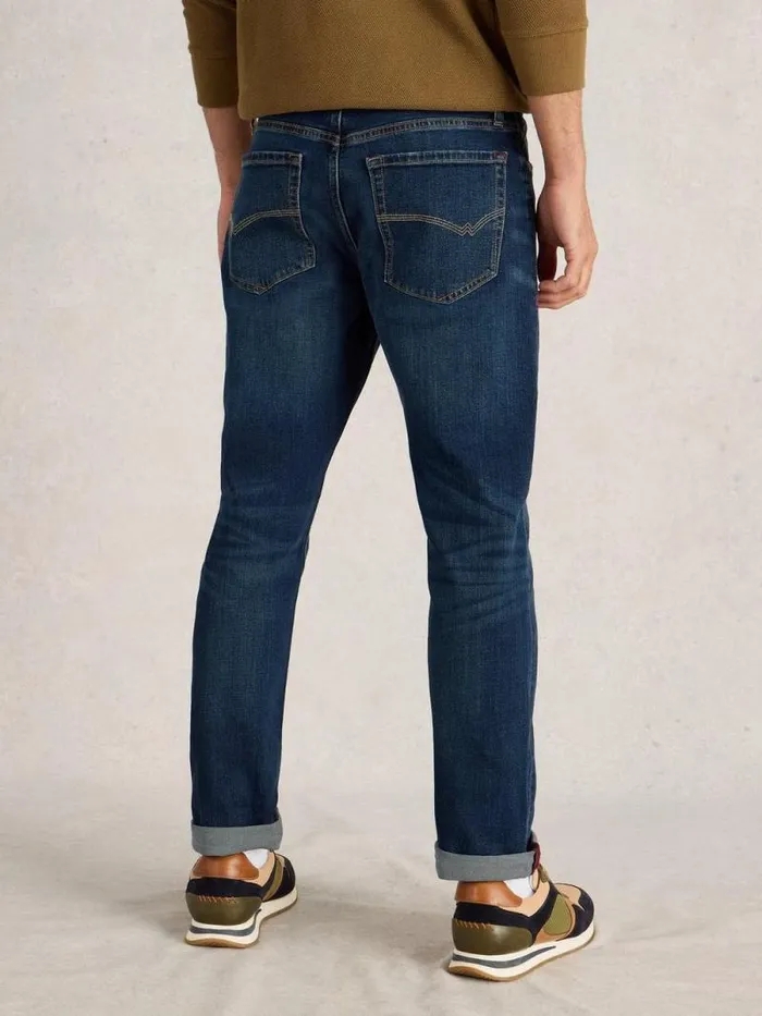 Men Eastwood Straight Jean Zip Fly Mid Denim White Stuff Jeans Men Eastwood Straight Jean Zip Fly Mid Denim White Stuff Jeans