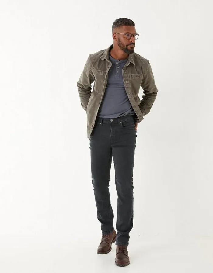Men FatFace Men039s Sale Slim 5 Pocket Jeans Black