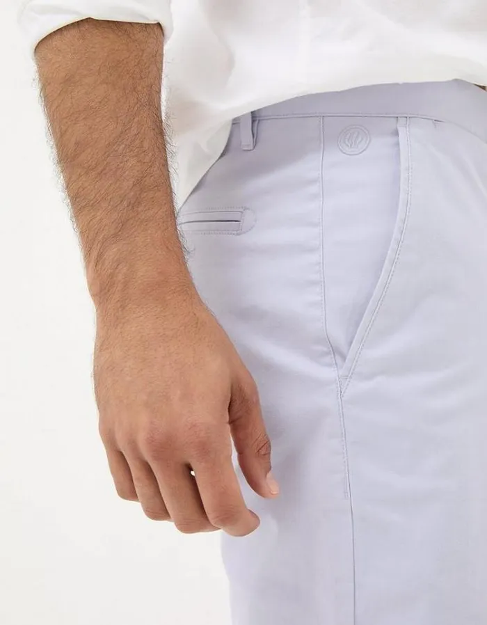 Men FatFace Shorts Mawes Chino Shorts Lilac