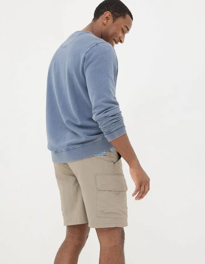 Men FatFace Shorts Snowdon Hybrid Cargo Shorts Stone