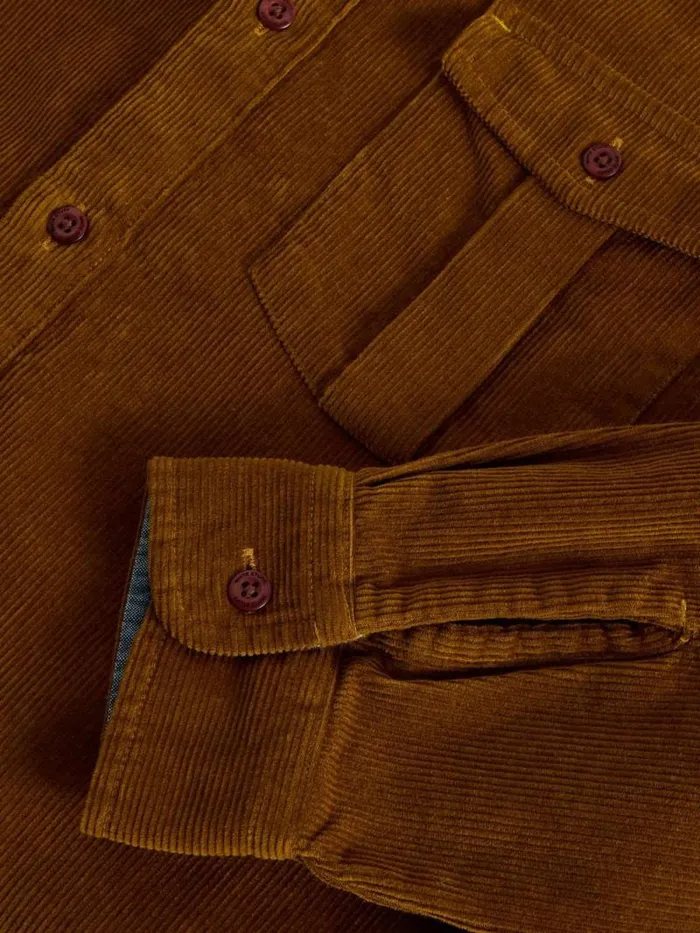 Men Griffin Cord Shirt Mid Brown White Stuff Shirts Men Griffin Cord Shirt Mid Brown White Stuff Shirts