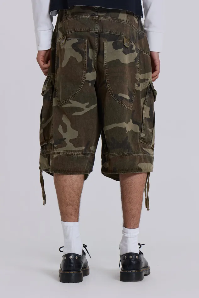 Men Jaded London Shop Cadet Camo Shorts Bestsellers