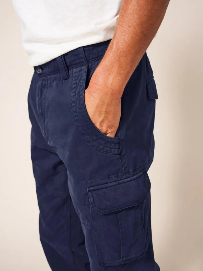 Men Kegworth Organic Cargo Trouser Dark Navy White Stuff Trousers Men Kegworth Organic Cargo Trouser Dark Navy White Stuff Trousers