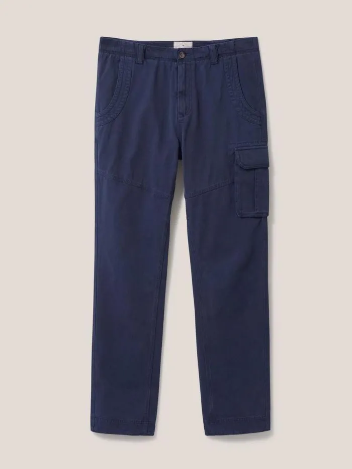 Men Kegworth Organic Cargo Trouser Dark Navy White Stuff Trousers Men Kegworth Organic Cargo Trouser Dark Navy White Stuff Trousers