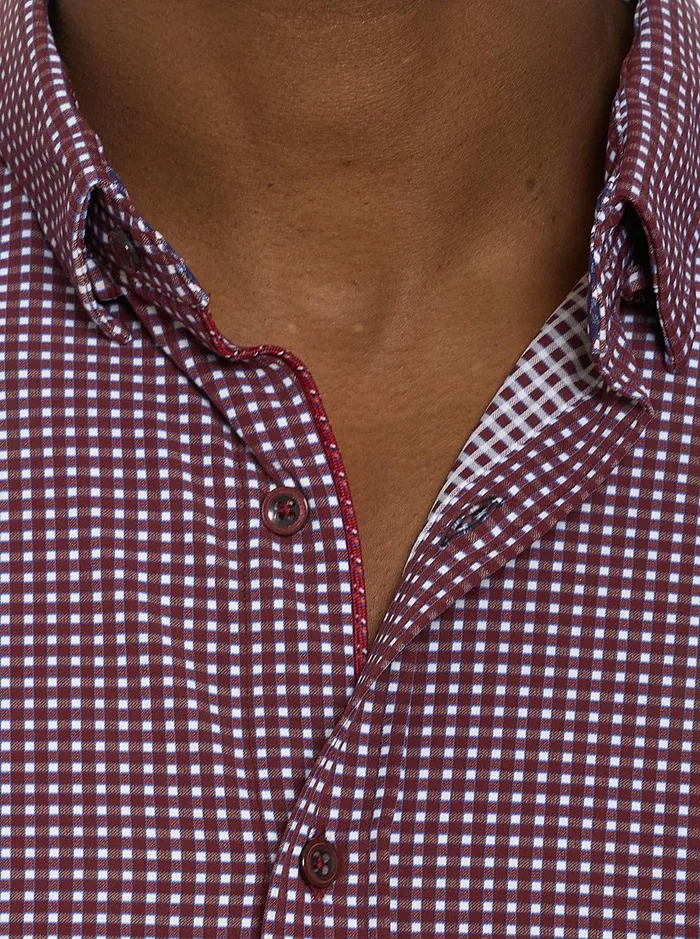 Men Long Sleeve Button Down Shirts Robert Graham LONARDO MOTION LONG SLEEVE BUTTON DOWN SHIRT Blue
