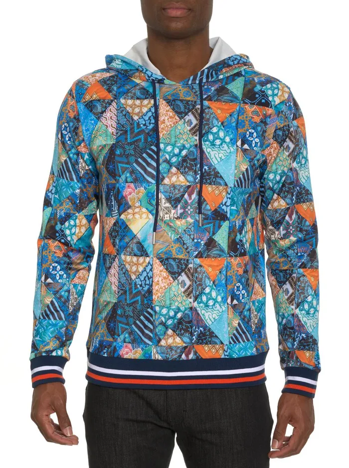 Men Long Sleeve Knits Robert Graham BROKEN TILES LONG SLEEVE KNIT Multi