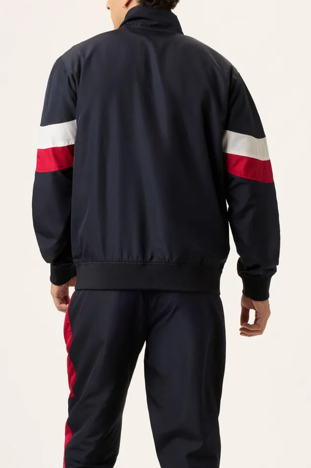 Men Matching Sets Fila Full Zip Woven Track Jacket 014 Blackwhiterio Red Men Matching Sets Fila Full Zip Woven Track Jacket 014 Blackwhiterio Red