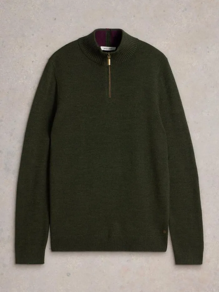 Men Newport Wool Merino Jumper Dark Green White Stuff Knitwear Men Newport Wool Merino Jumper Dark Green White Stuff Knitwear