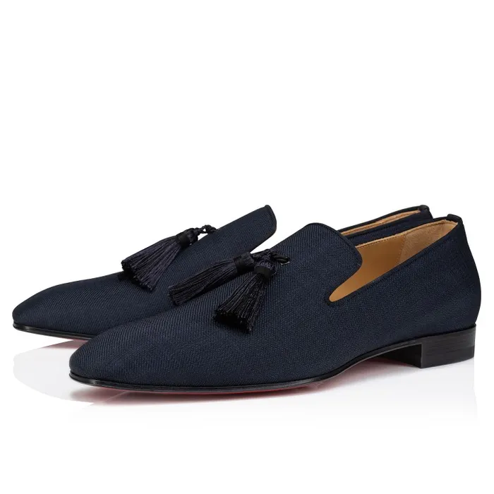 Men Officialito Loafers 8211 Smart Fabric 8211 Marine Christian Louboutin Loafers and Moccasins