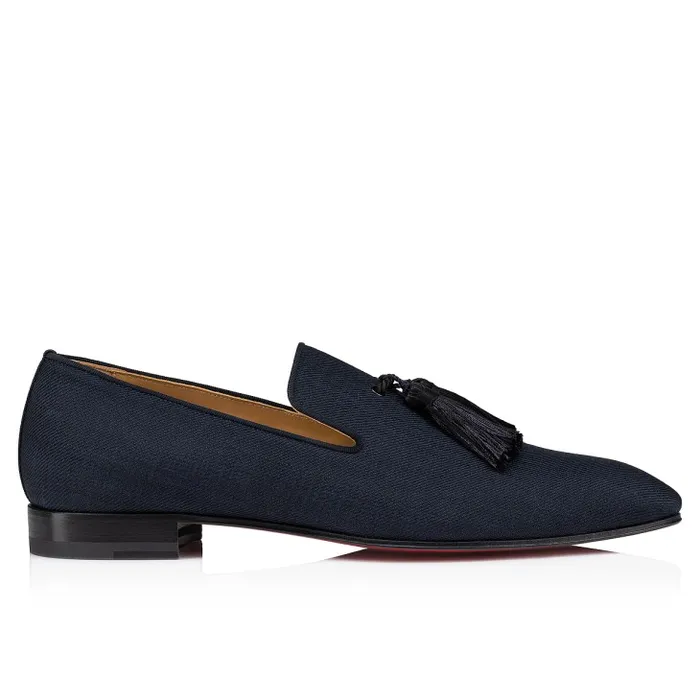 Men Officialito Loafers 8211 Smart Fabric 8211 Marine Christian Louboutin Loafers and Moccasins
