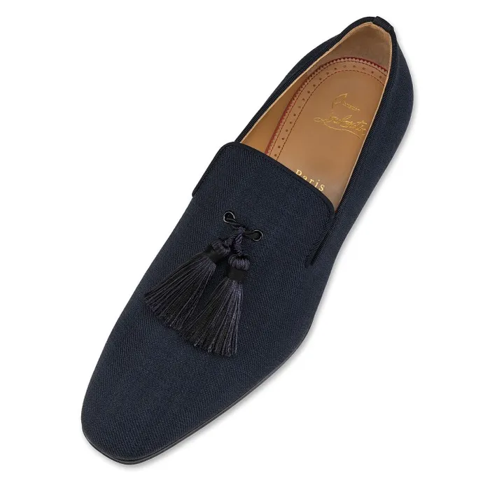 Men Officialito Loafers 8211 Smart Fabric 8211 Marine Christian Louboutin Loafers and Moccasins