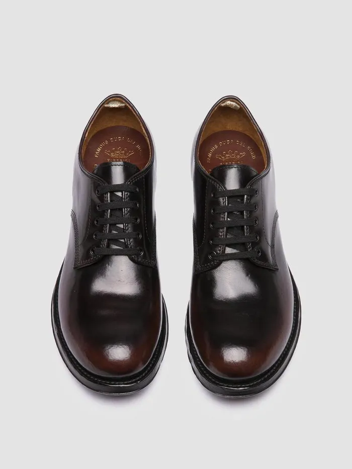 Men Officine Creative Footwear ADMIRAL 001 Brown Leather Derby Shoes