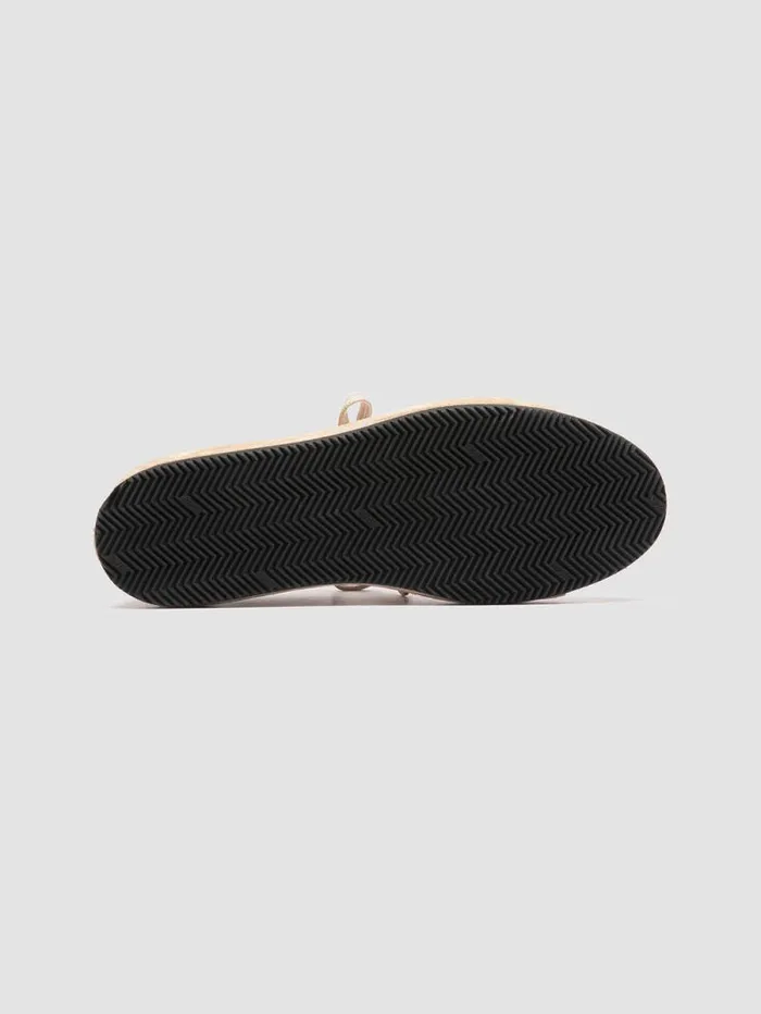 Men Officine Creative Footwear ESSENCE 001 Beige Suede Low Top Sneakers