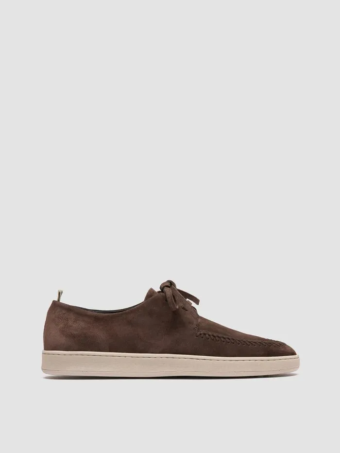 Men Officine Creative Footwear HERBIE 012 Brown Suede Derby Shoes