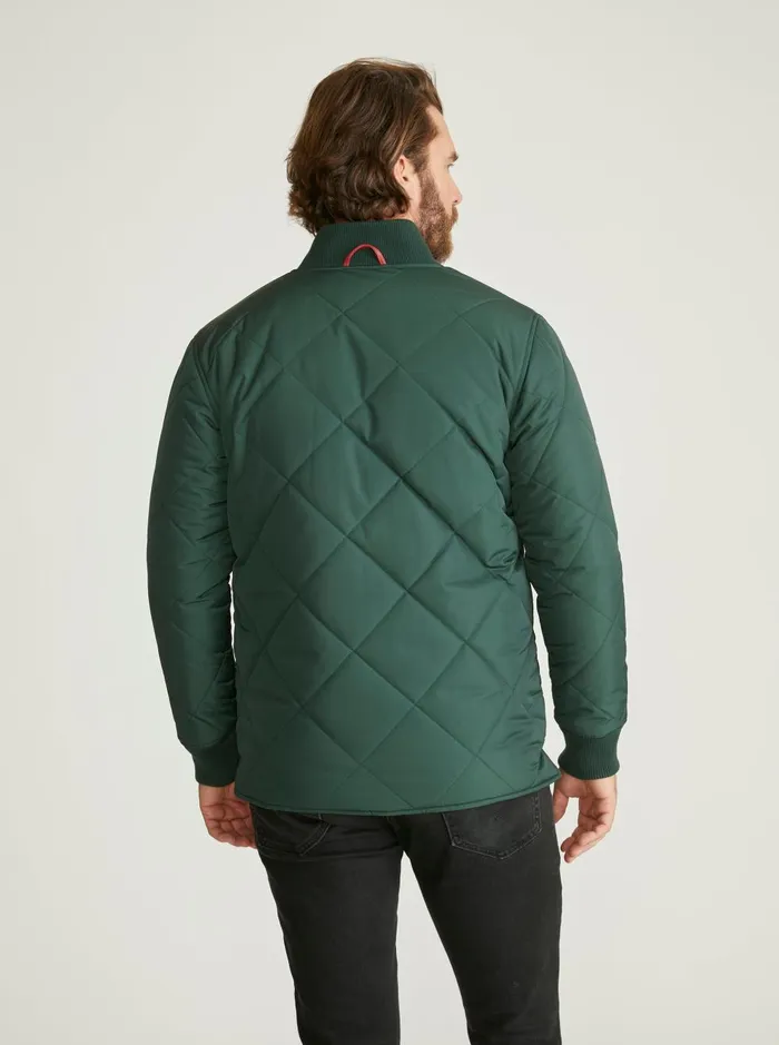 Men Outerwear Robert Graham QUILTED BOMBER Green
