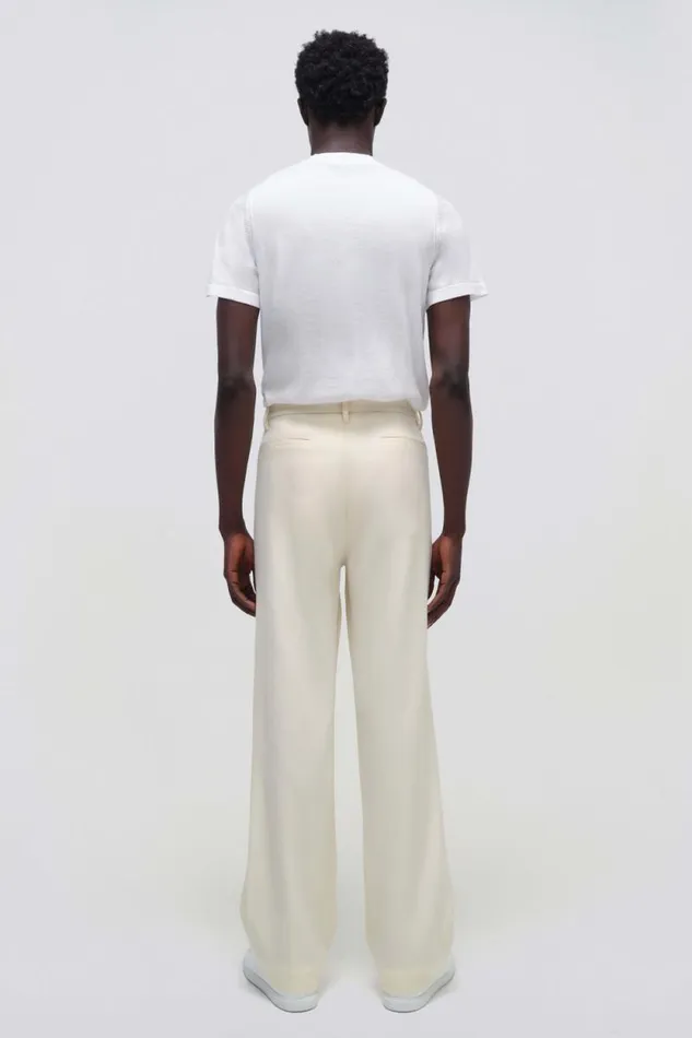 Men Pants and Bottoms Jonathan Simkhai Kane Pants Beige Pleated Pants Men Pants and Bottoms Jonathan Simkhai Kane Pants Beige Pleated Pants