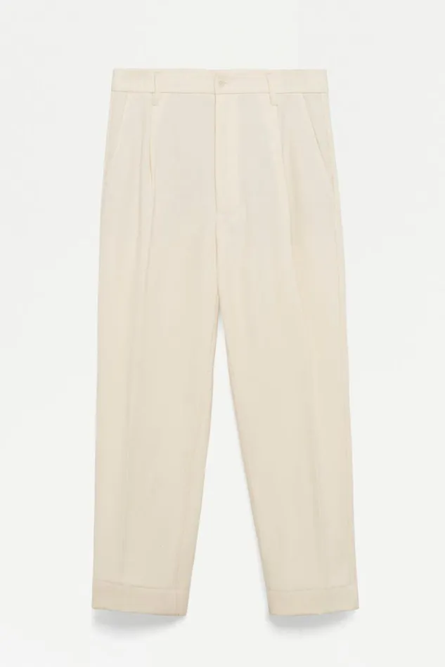 Men Pants and Bottoms Jonathan Simkhai Kane Pants Beige Pleated Pants Men Pants and Bottoms Jonathan Simkhai Kane Pants Beige Pleated Pants